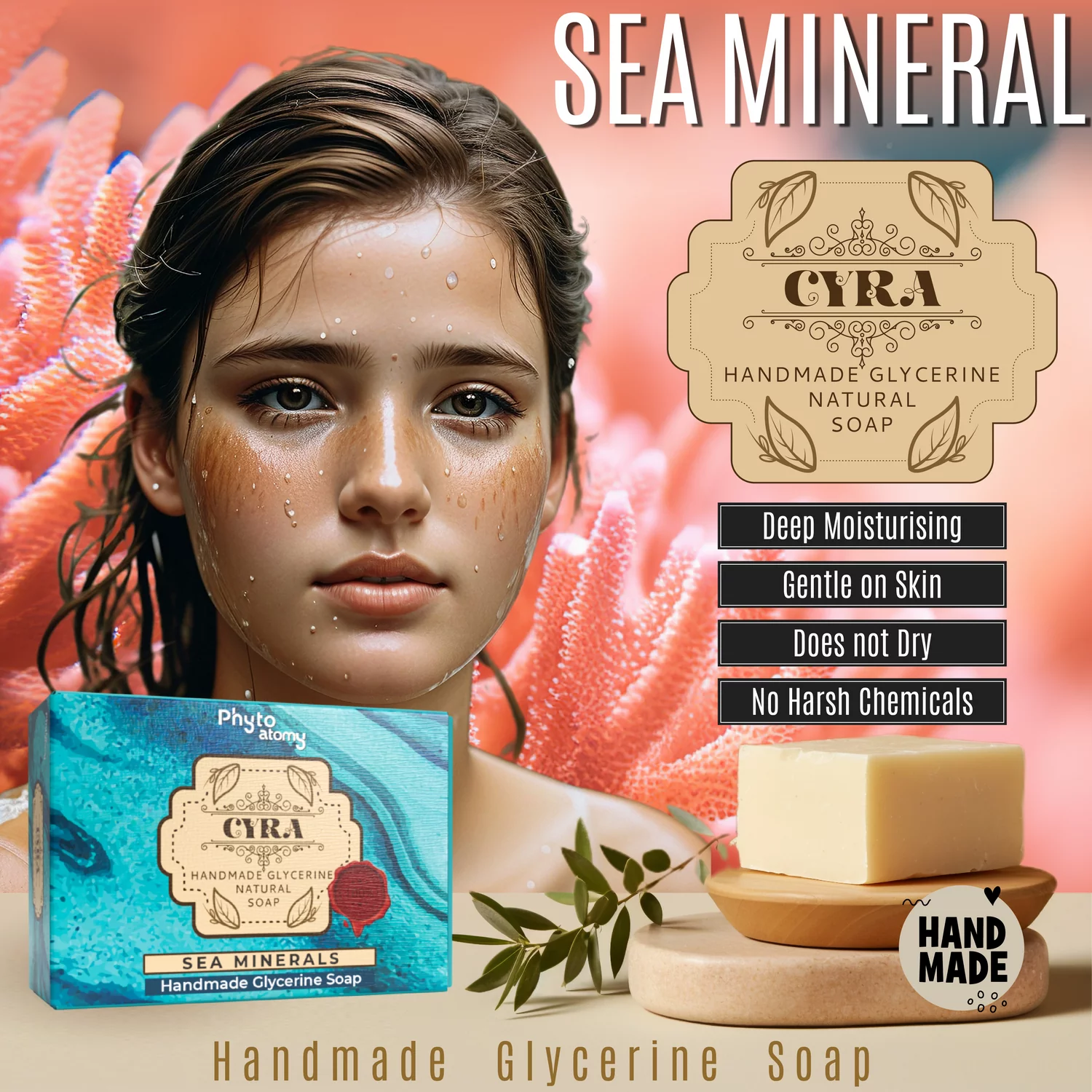 Sea Minerals Glycerine Soap (100g)